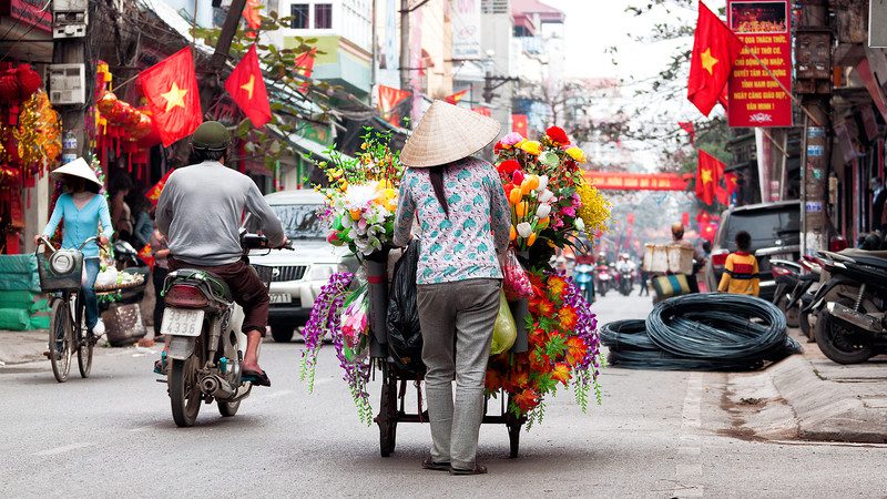 Street vendor in Hanoi