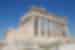 Intrepid travellers pause to take in the scale of the Parthenon in the Acropolis in Athens
