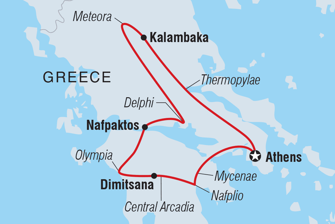 Map of Premium Greece including Greece