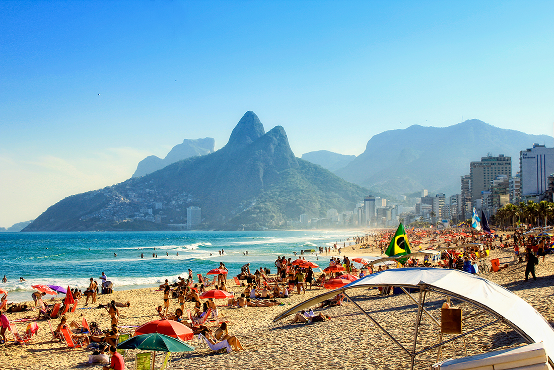 Ipanema beach, Rio de Janeiro, Brazil