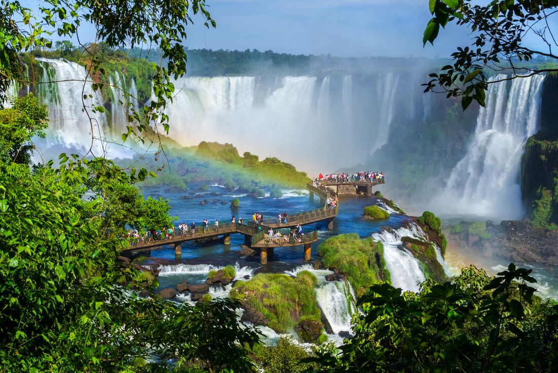 Iguazu Falls viewing platform