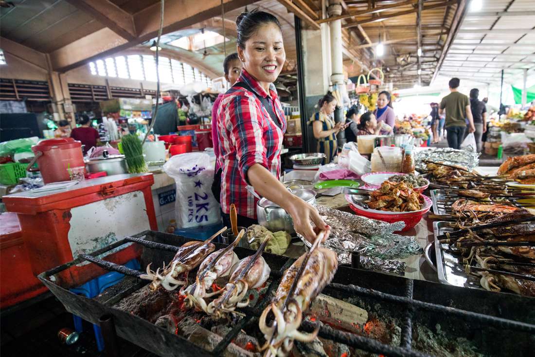 Cambodia Phnom Penh Market