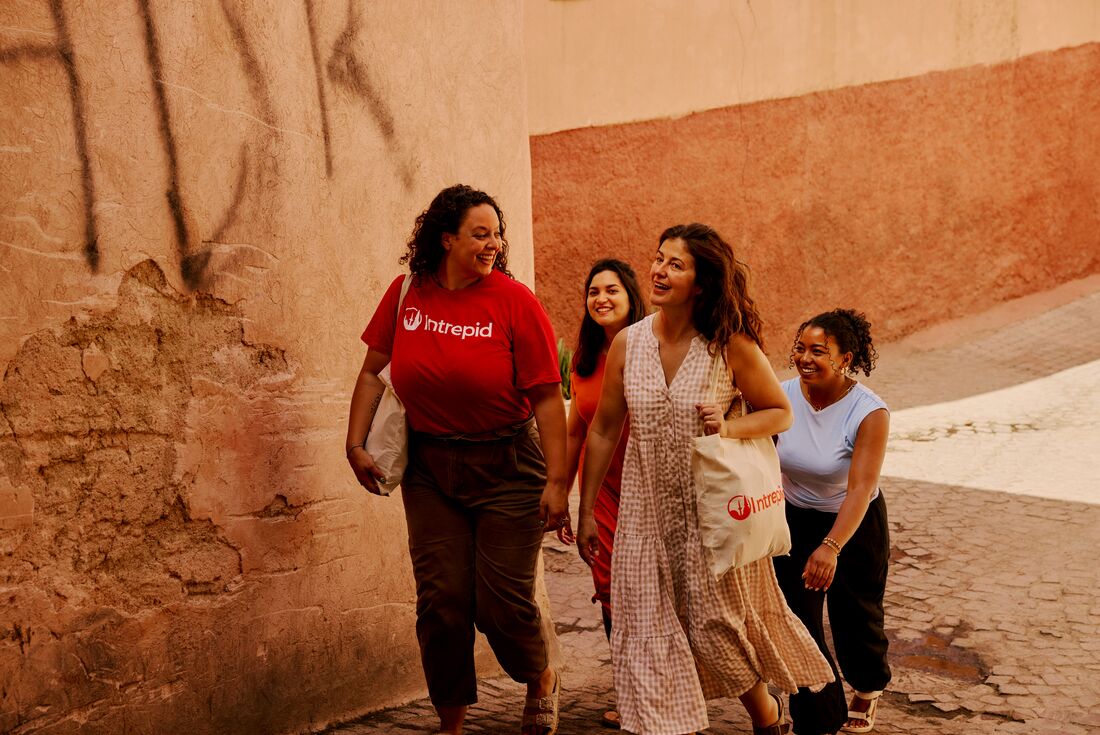 See the real streets of Marrakech with Intrepid Travel