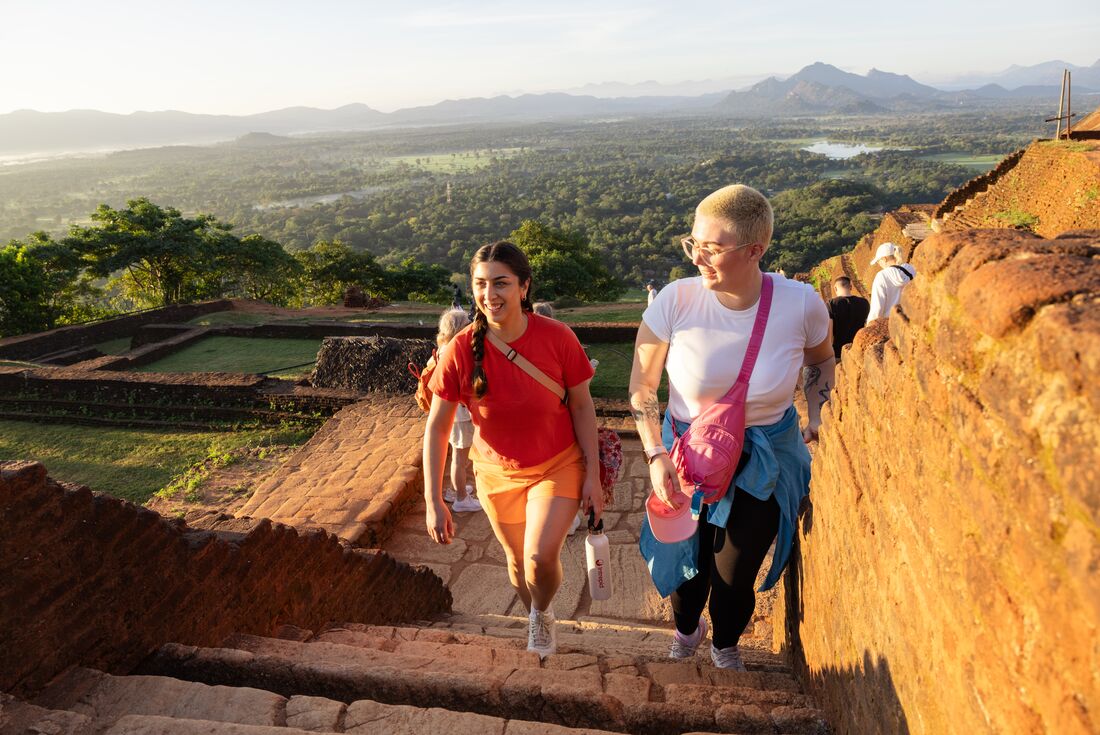Climbing the Lion Rock, Sigiriya for the best sunset in Sri Lanka