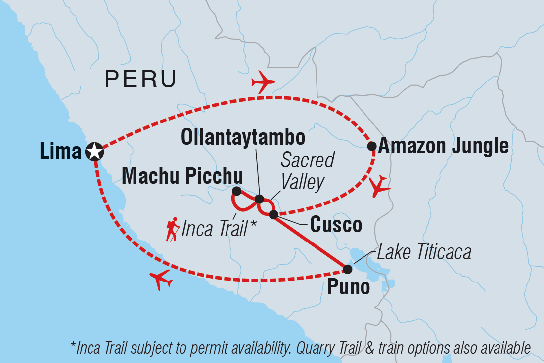 Map of Real Peru including Peru