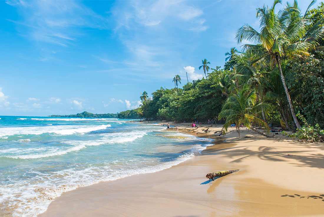 One of Puerto Viejo de Talamanca's serene beaches