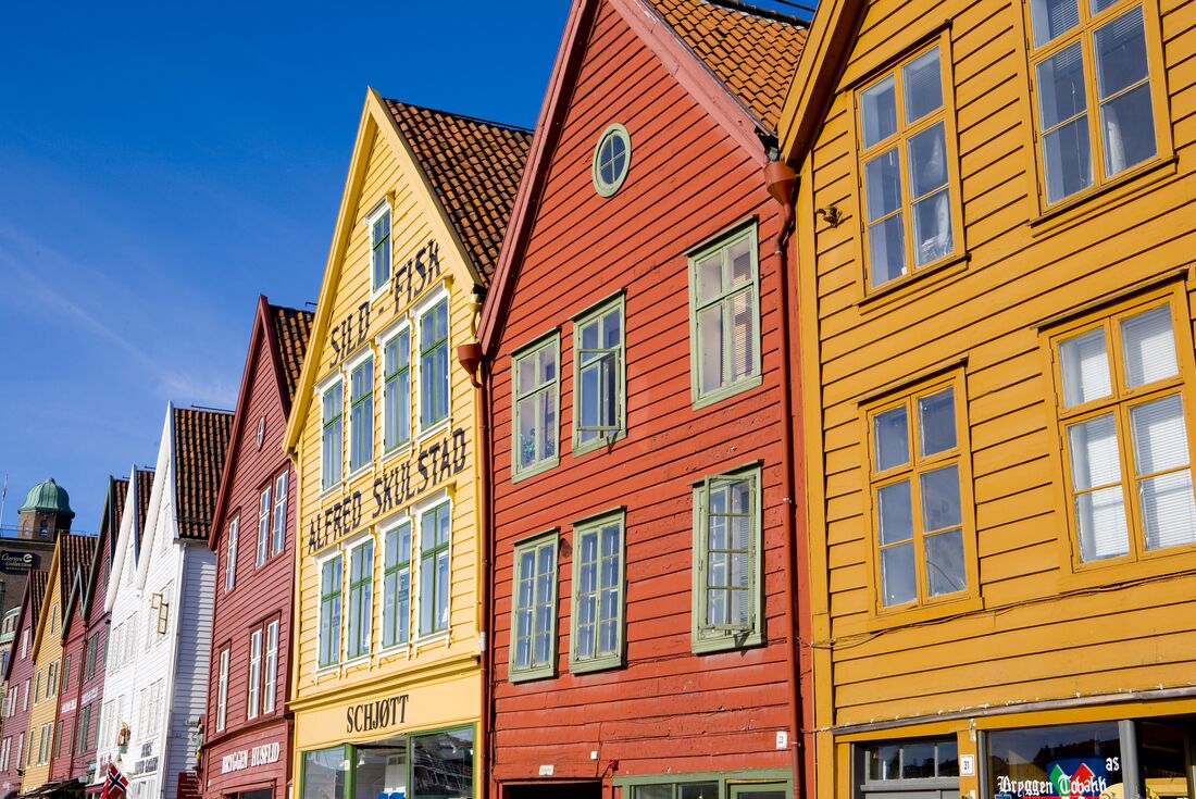 Colourful houses of Bergen, Norway