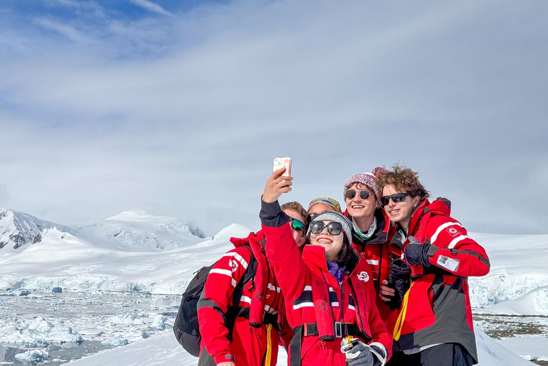 Quick selfie on the last continent!