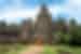 Monks walk around the temples of Angkor Wat