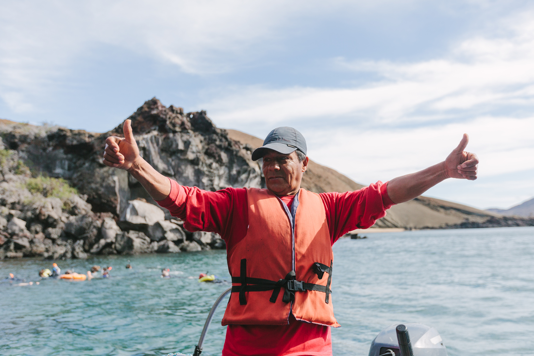 Active in the Galapagos Islands