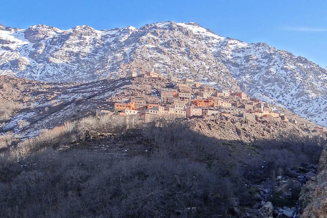 Village in the High Atlas Mountains, Morocco