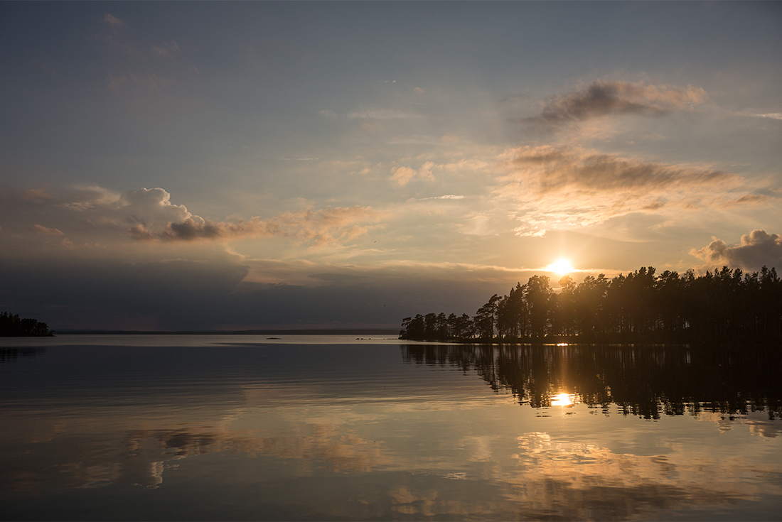 Sunset on Lake Vättern